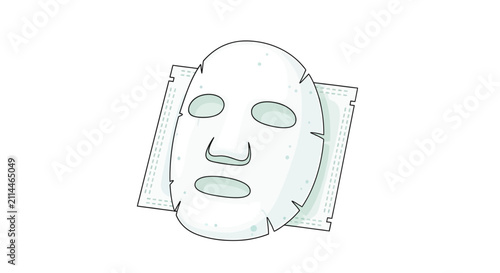 Face Mask Skincare Beauty Product.
