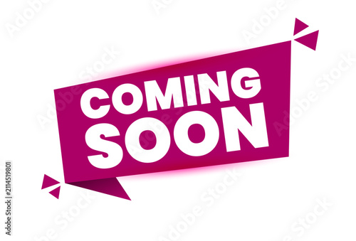 modern coming soon poster with stay tuned message