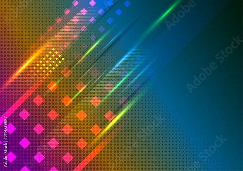 Technology background color vector for web and design