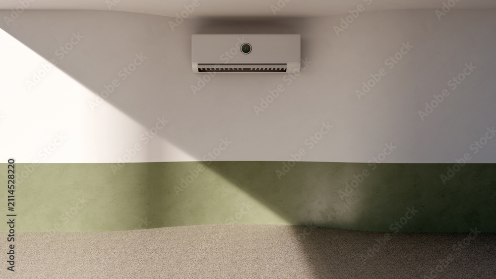Fototapeta premium 3D render, illustration Large Luxury modern living room interior, brutalist architecture realistic lighting, Graphic Overlay wide angle, contemporary furniture, clean lines, minimalist decor, elegan