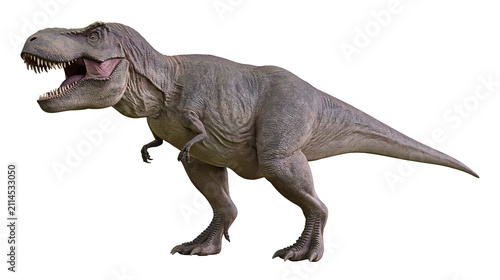 Fotografie Tyrannosaurus Rex dinosaur roaring with mouth open