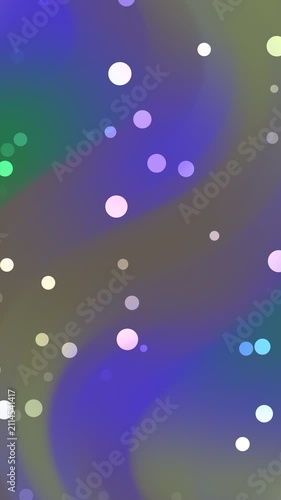 Blurred gradient with white circular bokeh light spots, suitable for web design, social media graphics, and presentation backgrounds.