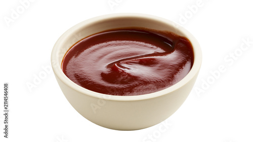 фотографія Creamy tomato ketchup sauce in a small bowl