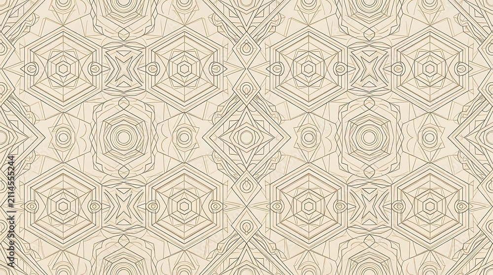 Obraz premium Intricate white damask fabric pattern design.