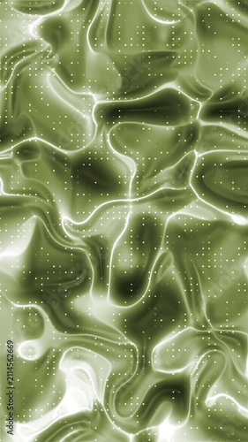 Abstract green liquid ripples light patterns suitable for web backgrounds, digital art projects, print designs, texture overlays, and modern visuals.