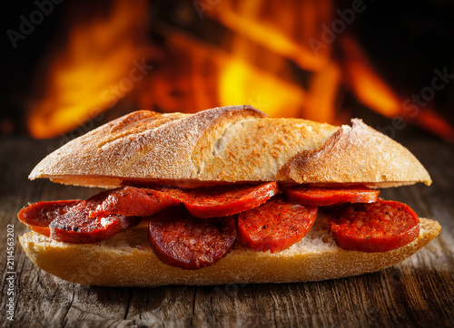 Bocadillo de chorizo