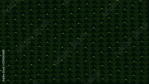 Abstract geometric mesh background with glowing neon dots