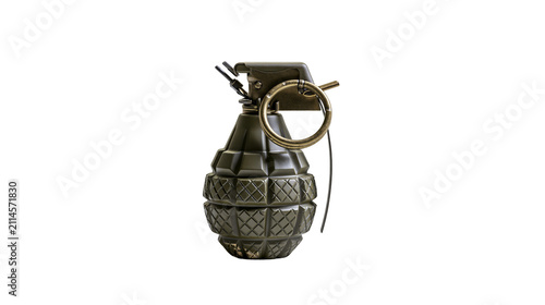 Фотография Fragmentation Grenade with Pull Ring and Safety Lever