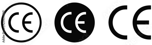 Quadro su tela CE Certification Icon Set Featuring Safety Health Environmental Protection Quali