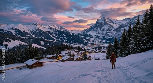 winter mountain landscape