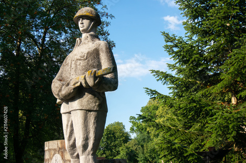 Soldier Monument. Węgorzyno, Poland.