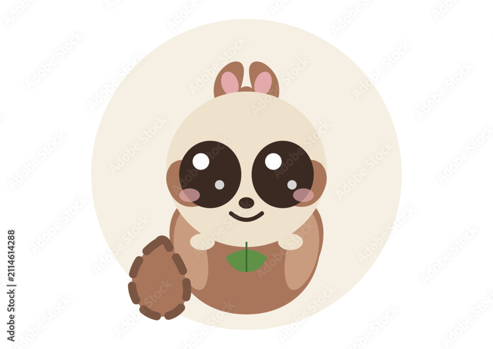 Obraz premium sugar_glider_mascot_logo_ai_generation