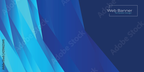 Abstract geometric background featuring dark blue diagonal stripes with curve