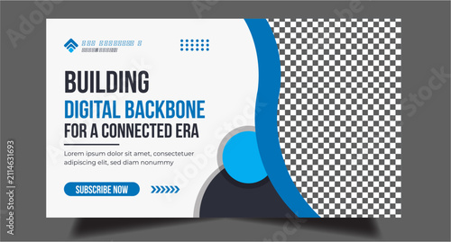 thumbnail template video cover template design for  videos video thumbnail