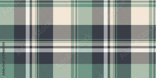 Traditional tartan plaid pattern with a textured woven appearance and dark and light tones. The seamless fabric design creates a calm decorative background with a traditional textile feel.