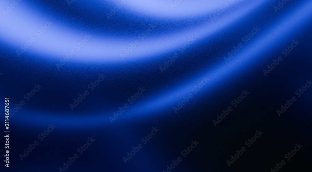 Obraz premium Abstract Dark Blue Background with Curved Glowing Light Trails