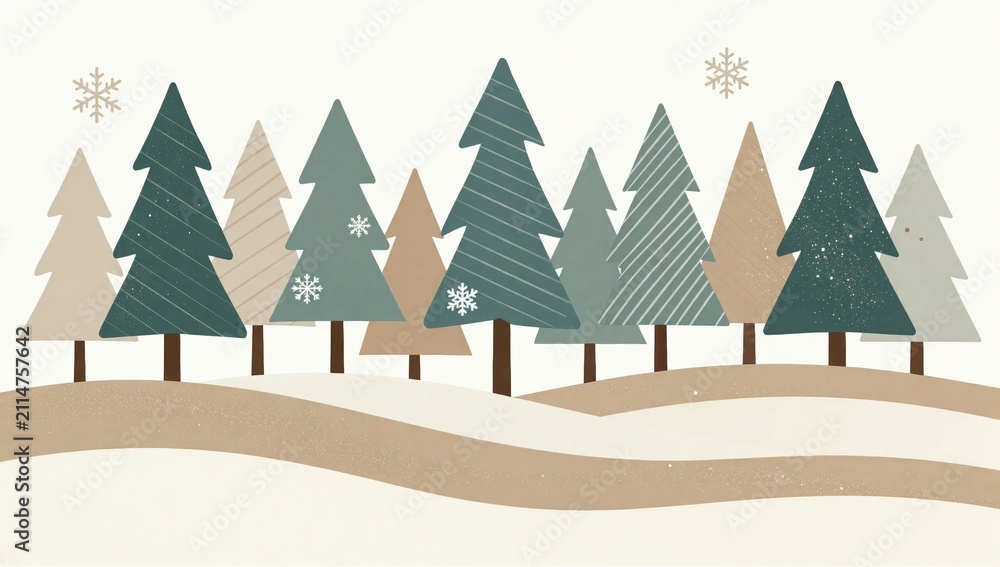 Obraz premium christmas tree on the beach