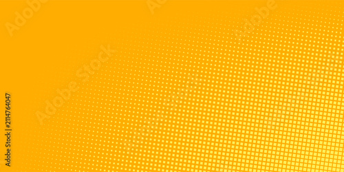 Fotografía Yellow orange halftone pattern