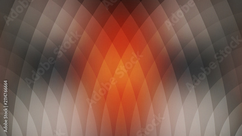 Quadro su tela Captivating abstract background showcasing a symmetrical, layered arch pattern w