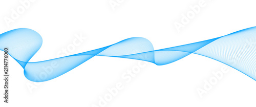 Abstract Sky Blue Wave Line Background for Business and Technology Concepts