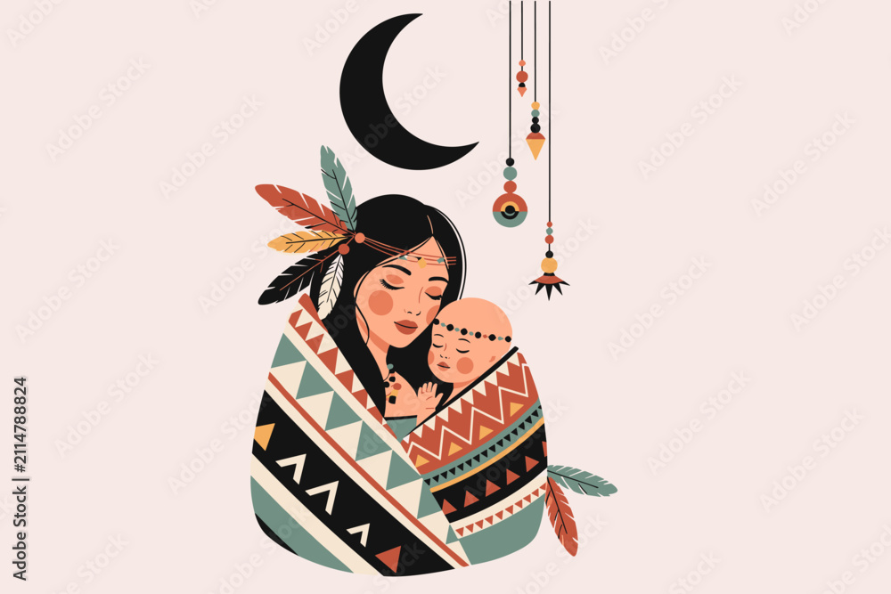 Fototapeta premium Mother and Child Embrace