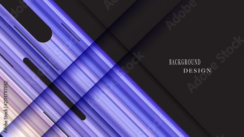 Overlapping forms background in purple