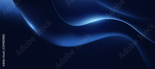 Modern abstract blue motion lines technology background. tech banner for corporate business concept. hi-tech abstract background vector illustration and business or presentation
