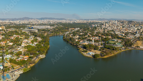 Fotografie Vista aérea da cidade de Belo Horizonte, Minas Gerais