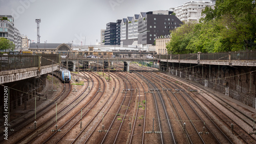 Railways in Paris in France on June 25th 2026