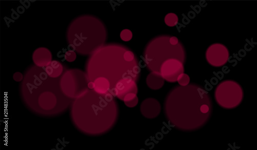 Abstract bokeh set icon. Green translucent circles with soft blurred edges arranged across dark background, layered luminous composition creating gentle atmospheric depth effect.