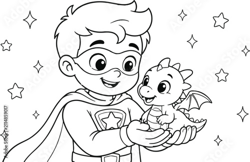 baby supper man vector 