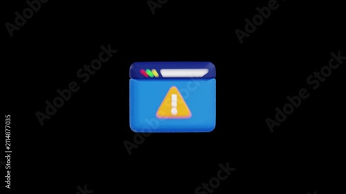 Website Warning Alert System Error Message