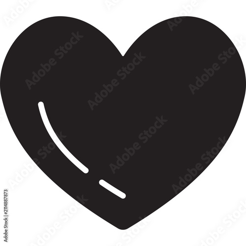 Heart Love Favorite Like Filled Vector Icon
