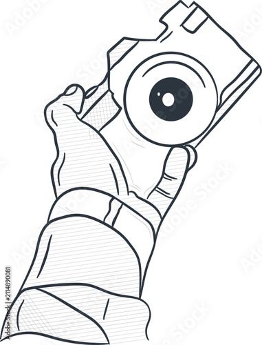 Modern Camera Photography vector art Business Logo Design