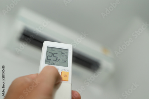 Fotografie Energy-saving inverter air conditioner for home