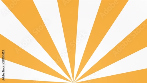 Retro Sunburst Vintage Background with Rotating Yellow and White Rays