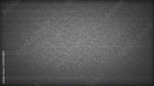Analog CRT Television White Noise with Broadcast Glitch Effect Seamless Loop