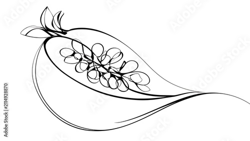 Elegant paisley design white background.