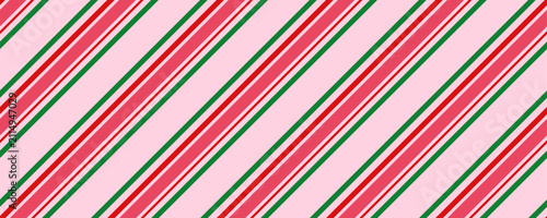 Candy cane seamless pattern, holiday wrapping background