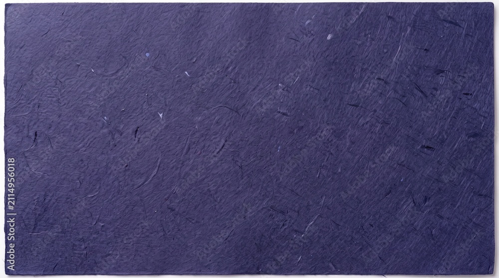 Fototapeta premium Dark purple handmade paper texture with rough fibers