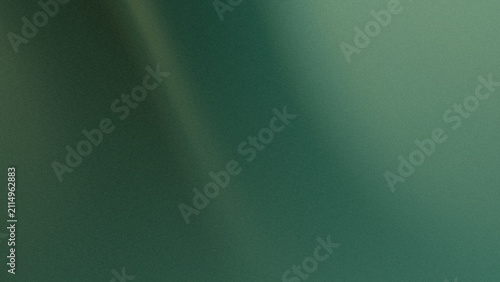 Soft dark green abstract background with smooth light gradient illustration