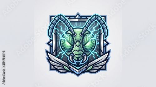 Gaming team mascot emblem