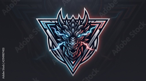 Gaming team mascot emblem