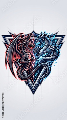 Gaming team mascot emblem