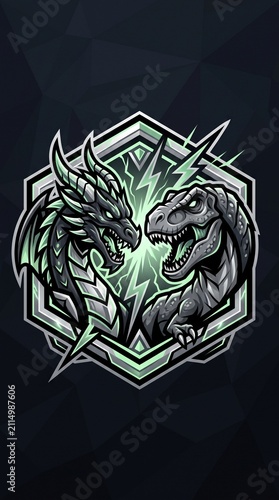 Gaming team mascot emblem