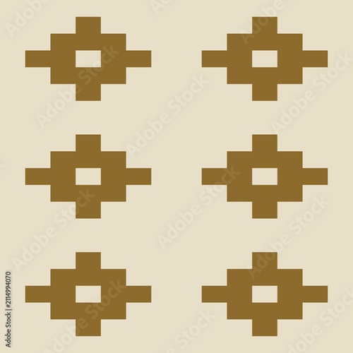 Photography Diriyah Inspired Series - spaced grid geometric square pattern in sand and burni