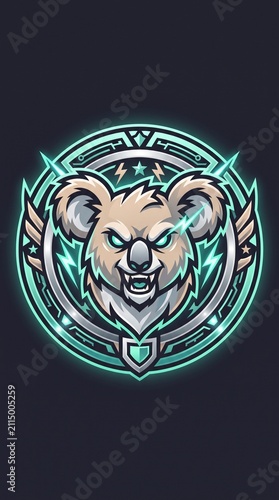 Gaming team mascot emblem