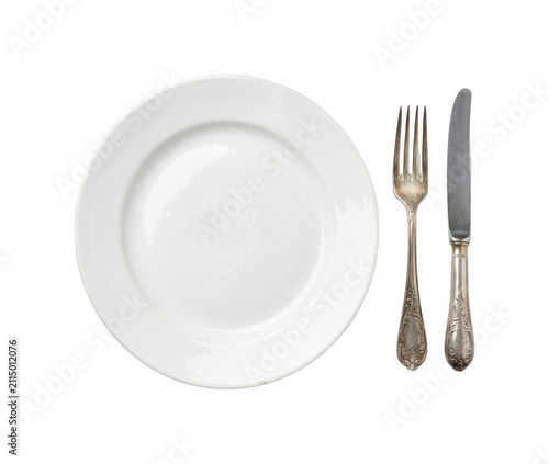 Konstfotografi Elegant white plate png Vintage ceramic plate cutout Empty dinner plate png Roun