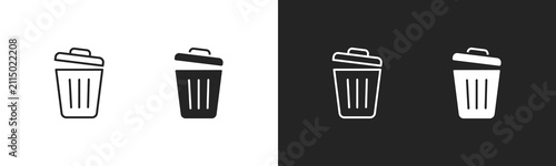 Obraz na płótnie Trash Icon
