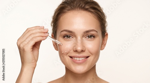 Luxury Vitamin C Serum Beauty Portrait